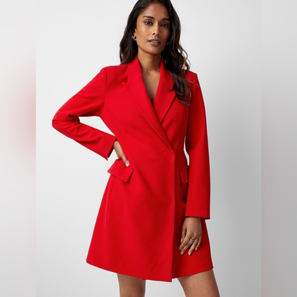 Contemporaine for Simons - Stylish Red Blazer Dress